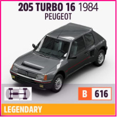 205 TURB0 16 1984 PEUGEOT