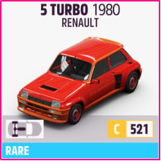 5 TURBO 1980 RENAULT