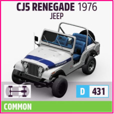 CJ5 RENEGADE 1976 JEEP