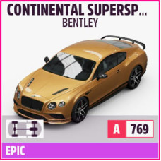 CONTINENTAL SUPERSPORTS 2017 BENTLEY