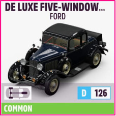 DE LUXE FIVE-WINDOW COUPE 1932 FORD