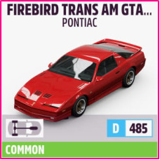 FIREBIRD TRANS AM GTA 1987 PONTIAC