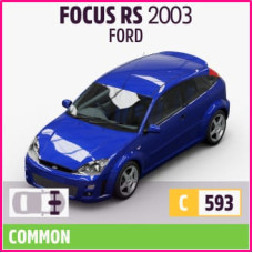 FOCUS RS 2003 FORD