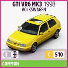 GTI VR6 MK3 1998 VOLKSWAGEN