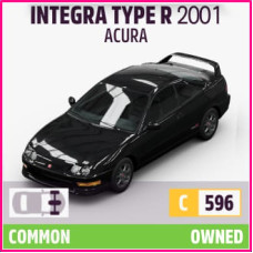 INTEGRA TYPE R 2001 ACURA