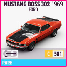 MUSTANG BOSS 302 1969 FORD