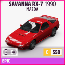 SAVANNA RX-7 1990 MAZDA