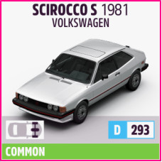 SCIROCCO S 1981 VOLKSWAGEN