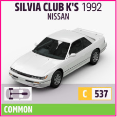 SILVIA CLUB K'S 1992 NISSAN