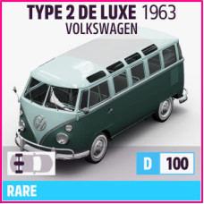 TYPE 2 DE LUXE 1963 VOLKSWAGEN