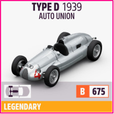 TYPE D 1939 AUTO UNION