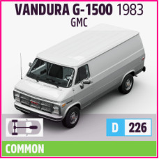 VANDURA G-1500 1983 GMC