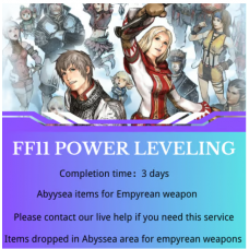 Abyysea Items for Empyrean Weapon