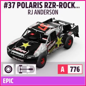 #37 POLARIS RZR-ROCKSTAR ENERGY PRO 2 TRUCK 2016 RJ ANDERSON
