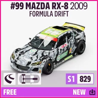 #99 MAZDA RX-8 2009 FORMULA DRIFT
