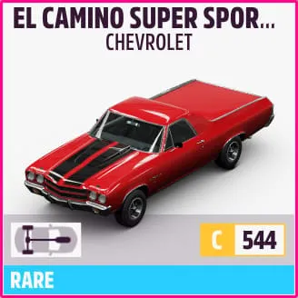 EL CAMINO SUPER SPORT 454 1970 CHEVROLET