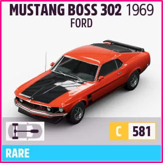 MUSTANG BOSS 302 1969 FORD