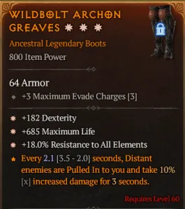 WILDBOLT ARCHON GREAVES