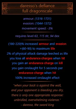 6 Link Daresso's Defiance