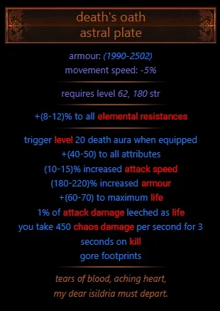 6 Link Death's Oath