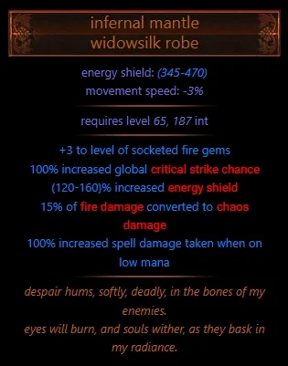 6 Link Infernal Mantle