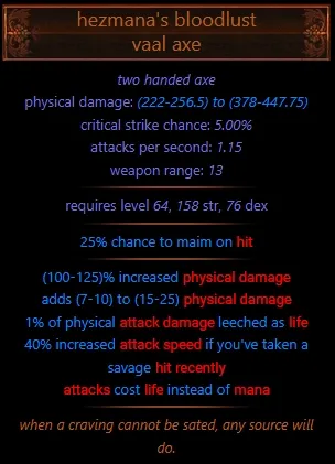 6 Link Hezmana's Bloodlust